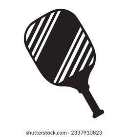 Pickleball paddle Printable Vector Illustration. Pickleball Paddles and Ball Vector, Pickleball Clipart, Pickleball Bat Symbol