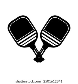 Pickleball paddle Printable Vector Illustration. Pickleball Paddles and Ball Vector, Pickleball Clipart, Pickleball Bat Symbol