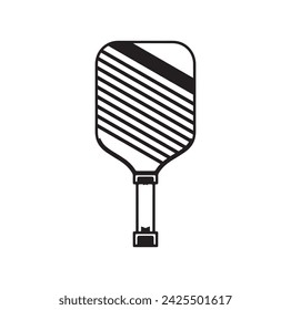 Pickleball paddle Vector Illustration. Pickleball Paddle and Ball Vector,  Clipart of Pickleball, Pickleball Bat and Symbol