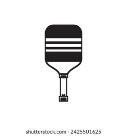 Pickleball paddle Vector Illustration. Pickleball Paddle and Ball Vector,  Clipart of Pickleball, Pickleball Bat and Symbol