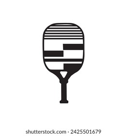 Pickleball paddle Vector Illustration. Pickleball Paddle and Ball Vector,  Clipart of Pickleball, Pickleball Bat and Symbol