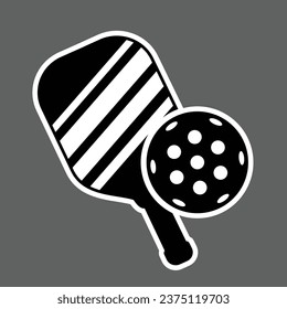 pickleball and padel designs vector