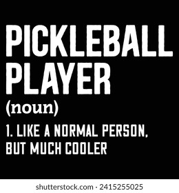 Pickleball player Definition t-shirt design,pickleball t-shirt design