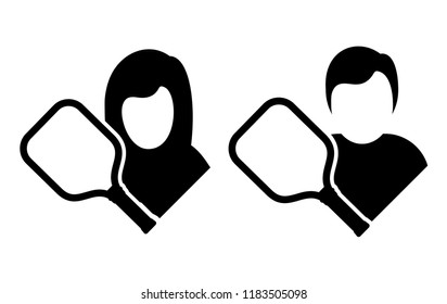 pickleball player symbol