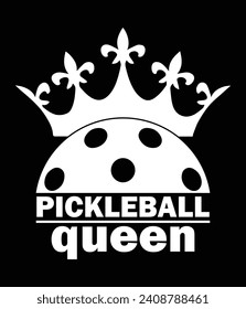 Archivo de vectores EPS de "Pickleball queen"