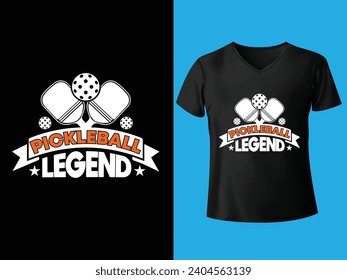Pickleball quote custom t-shirt design illustrator 
