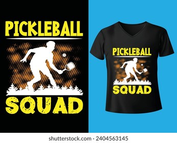 Pickleball quote custom t-shirt design illustrator 