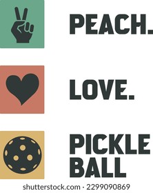 Pickleball Quote icon T shirt design on White, typography