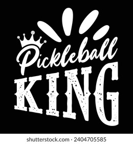 Pickleball quote typography t-shirt design illustrator