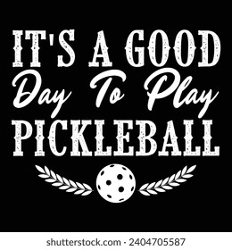 Pickleball quote typography t-shirt design illustrator
