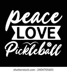 Pickleball quote typography t-shirt design illustrator