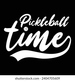 Pickleball quote typography t-shirt design illustrator