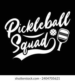 Pickleball quote typography t-shirt design illustrator