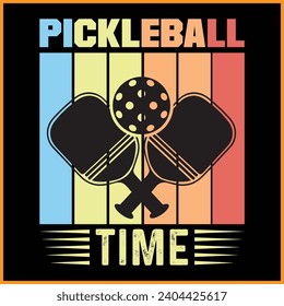 Pickleball quote vintage t-shirt design illustrator