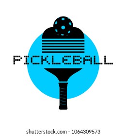 Pickleball racket icon