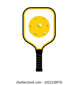 Pickleball racket illustration