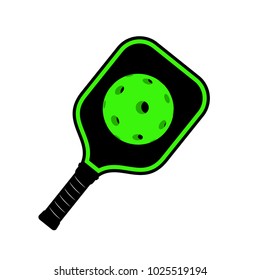 Pickleball racket illustration