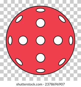 Pickleball racket sport, indoor ball paddle icon, web flat symbol vector illustration .
