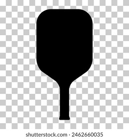 Pickleball racket sport, indoor paddle icon, web flat symbol vector illustration .