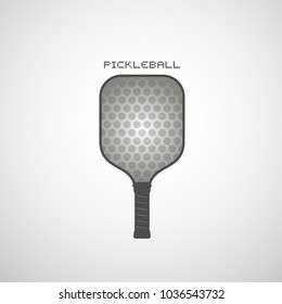 Pickleball racket symbol design