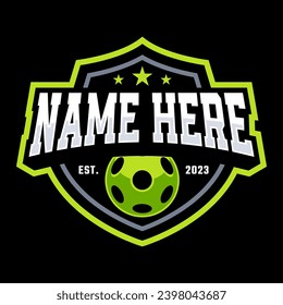 PICKLEBALL SPORTS LOGO DESIGN TEMPLATE