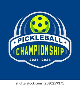 PICKLEBALL SPORTS LOGO DESIGN TEMPLATE