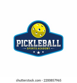 Pickleball Sports Logo Template Design