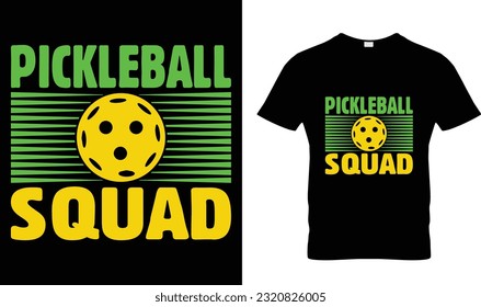 Pickleball Squad Awesome t-shirt design