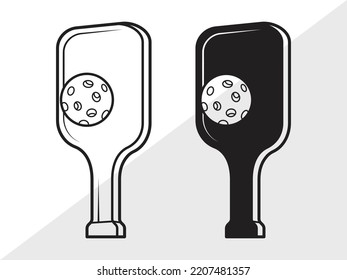 Pickleball SVG Printable Vektorgrafik