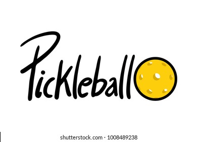 Pickleball symbol design