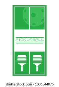 Pickleball symbol design