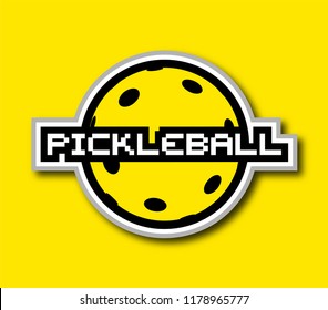 Pickleball symbol design