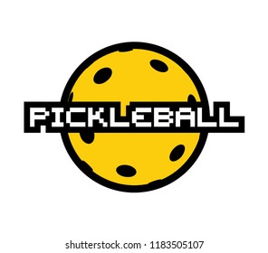 Pickleball symbol design