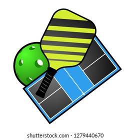 Pickleball symbol design