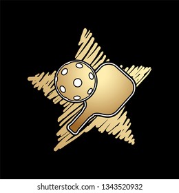 Pickleball symbol design