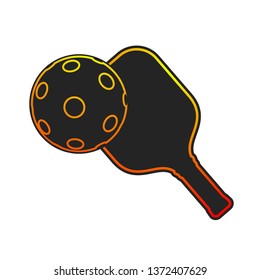 Pickleball symbol design