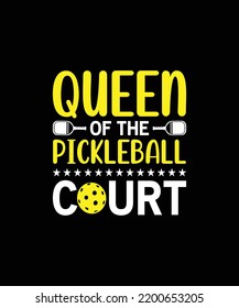 Pickleball t shirt design graphic template