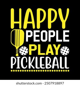Pickleball t shirt design graphic template