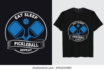 Pickleball t shirt design retro vintage Pickleball t shirt typography vector Pickleball 