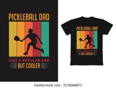 Pickleball T Shirt Design Template