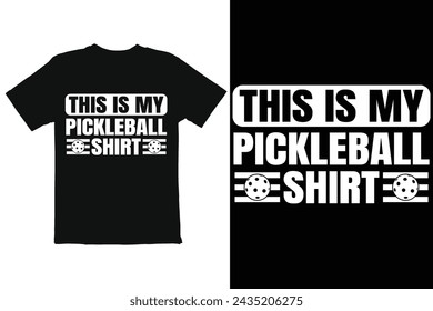 pickleball t shirt design vector pickleball t shirt