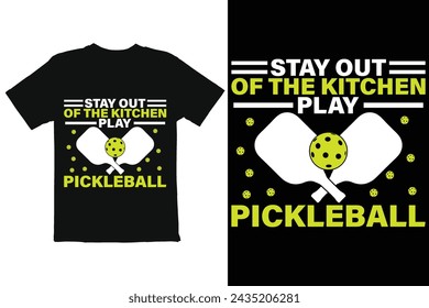 pickleball t shirt design vector pickleball t shirt