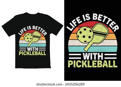 pickleball t shirt design vector pickleball t shirt