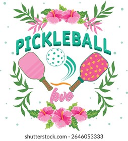 Pickleball T shirt Design , Vector Pickleball T shirt design, Pickleball shirt, Pickleball typography T shirt design Collection  Vector