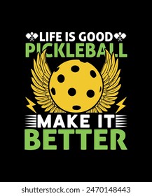 Pickleball T-shirt Design, pickleball T-shirt Design