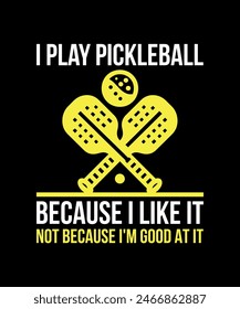 Pickleball t-shirt design art illustration 