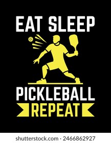 Pickleball t-shirt design art illustration 