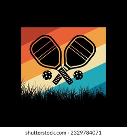 Pickleball tshirt design best pickleball t-shirt design paddle vector tshirt graphic design template artwork