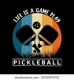Pickleball T-shirt Design, Funny Pickleball vector t-shirt design, Funny Vintage Pickleball t shirt Design, Pickleball Lover T-shirt,