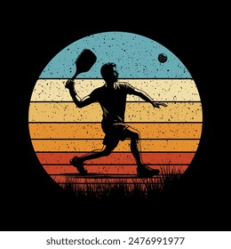 Diseño de la camiseta de Pickleball, Diseño divertido de la camiseta del Vector de Pickleball, Diseño divertido de la camiseta de Antiguas Pickleball, Camiseta del amante de Pickleball,